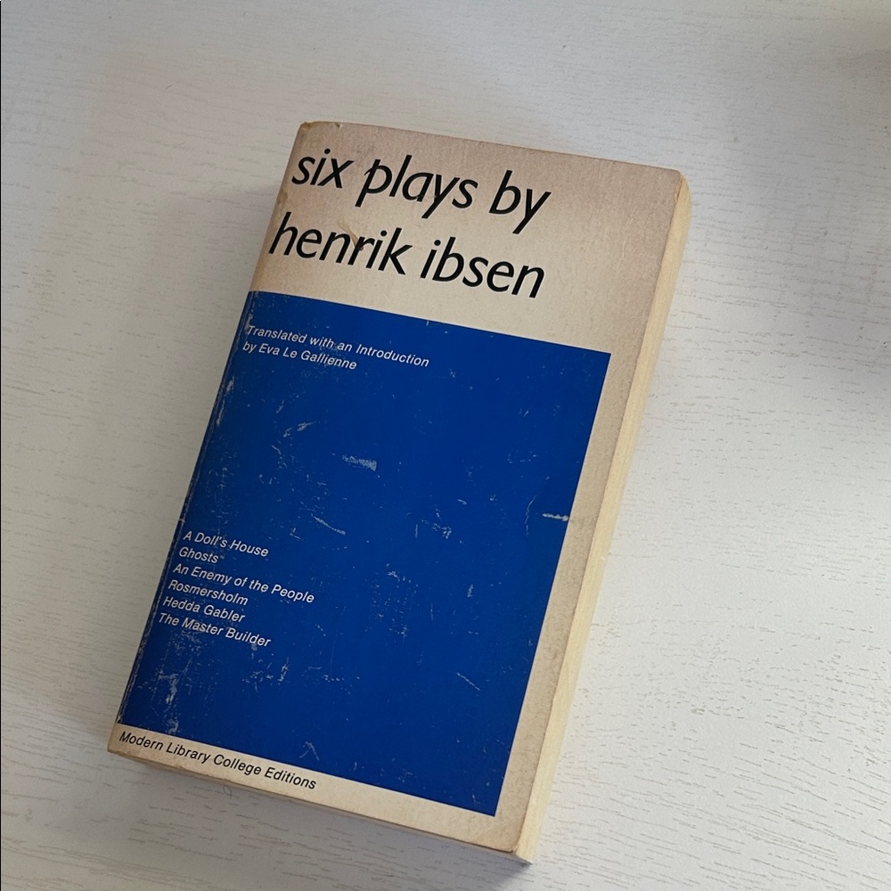 💚 5 for $15! 💚 Six Plays by Henrik Ibsen